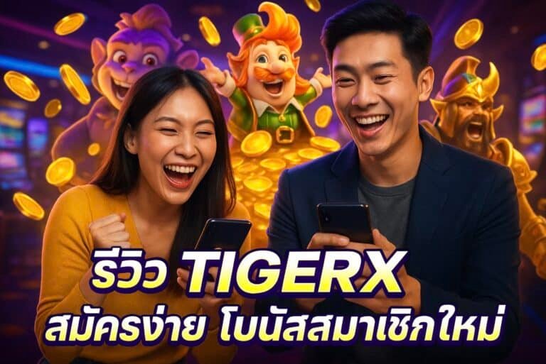 รีวิว TIGERX สมัครง่าย โบนัสสมาชิกใหม่